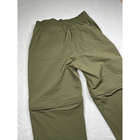 REI Sahara Stretch Convertible Pants Womens M Tall Army Green Cargo MSRP$99 - Picture 6 of 16